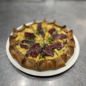 Мега-шаньга на компанию с картофелем и сыром